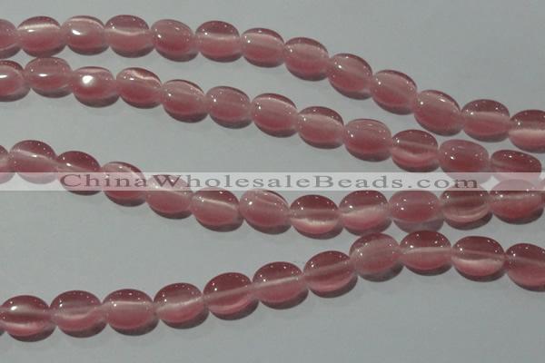 CCT664 15 inches 8*10mm oval cats eye beads wholesale