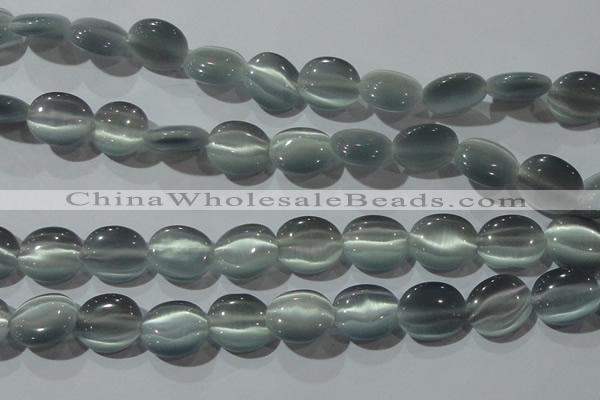 CCT691 15 inches 10*12mm oval cats eye beads wholesale