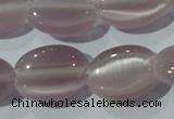 CCT692 15 inches 10*12mm oval cats eye beads wholesale