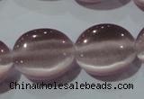 CCT693 15 inches 10*12mm oval cats eye beads wholesale