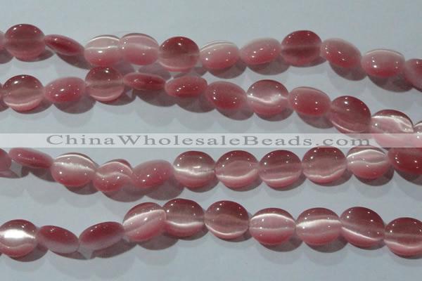 CCT694 15 inches 10*12mm oval cats eye beads wholesale