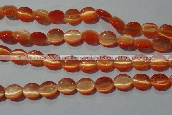 CCT695 15 inches 10*12mm oval cats eye beads wholesale