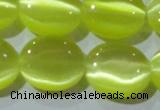 CCT698 15 inches 10*12mm oval cats eye beads wholesale