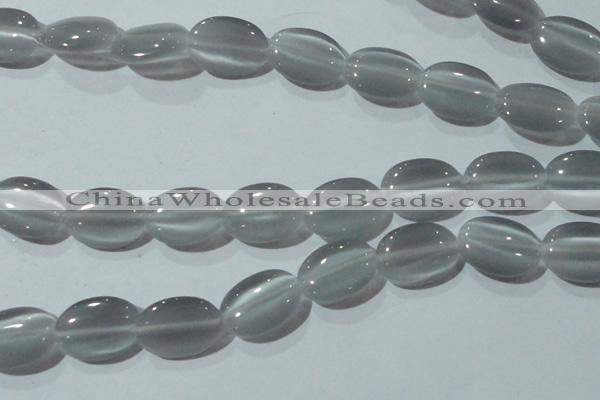 CCT721 15 inches 10*14mm oval cats eye beads wholesale