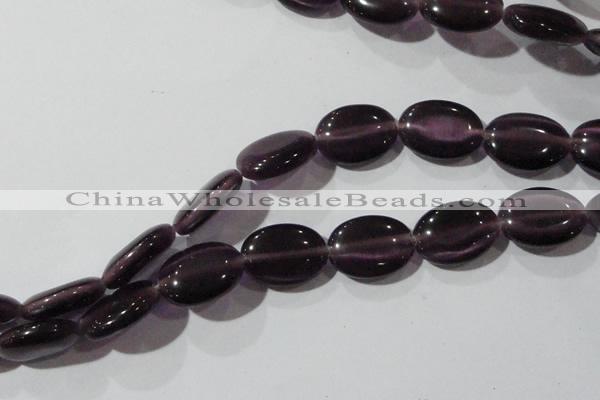 CCT733 15 inches 10*14mm oval cats eye beads wholesale