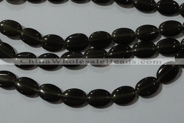 CCT734 15 inches 10*14mm oval cats eye beads wholesale