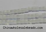 CCU01 15.5 inches 4*4mm cube opal beads wholesale