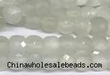 CCU1001 15 inches 4mm faceted cube moonstone beads