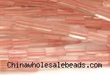 CCU1088 15 inches 2*4mm cuboid cherry quartz beads