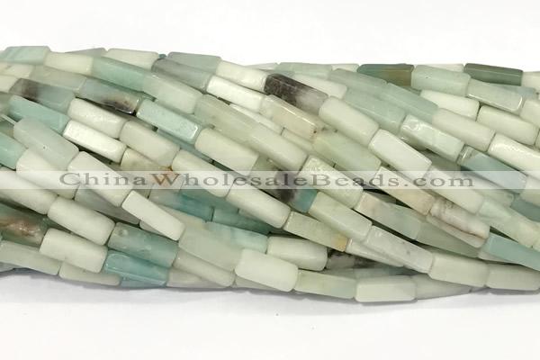 CCU1139 15 inches 4*13mm cuboid amazonite beads