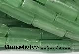 CCU1163 15 inches 4*13mm cuboid green aventurine jade beads