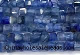 CCU1335 15 inches 2.5mm faceted cube kyanite beads