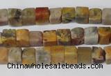 CCU42 15.5 inches 6*6mm cube agate gemstone beads wholesale