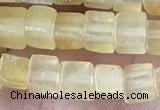 CCU450 15.5 inches 4*4mm cube yellow aventurine beads wholesale