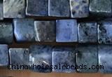 CCU462 15.5 inches 4*4mm cube blue dumortierite beads wholesale