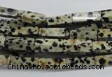 CCU511 15.5 inches 4*13mm cuboid dalmatian jasper beads wholesale