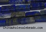 CCU721 15.5 inches 4*13mm cuboid lapis lazuli beads wholesale