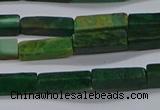 CCU735 15.5 inches 4*13mm cuboid African jade beads wholesale