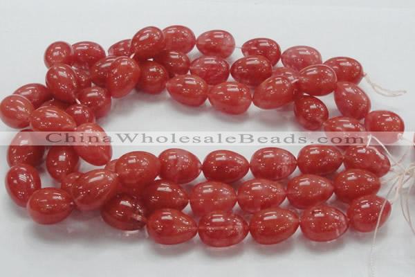 CCY02 15.5 inches 15*20mm teardrop cherry quartz beads wholesale