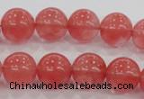 CCY105 15.5 inches 14mm round cherry quartz beads wholesale