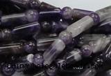 CDA17 15.5 inches 6*12mm column & round dogtooth amethyst beads