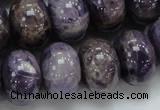 CDA20 15.5 inches 15*20mm rondelle dogtooth amethyst quartz beads