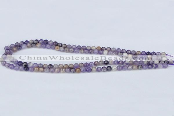 CDA51 15.5 inches 6mm round dogtooth amethyst beads wholesale