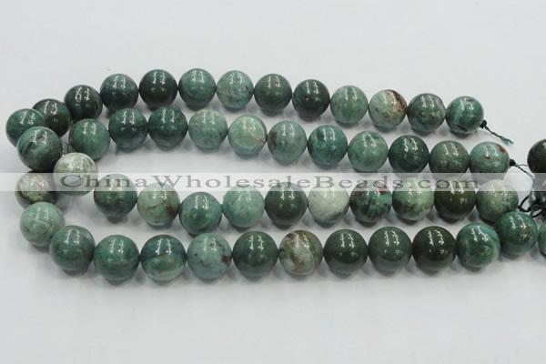 CDB03 15.5 inches 16mm round natural new dragon blood jasper beads