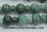 CDB10 15.5 inches 12*16mm calabash natural new dragon blood jasper beads