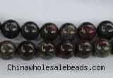 CDB252 15.5 inches 10mm round natural dragon blood jasper beads