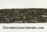 CDB340 15.5 inches 4mm round dragon blood jasper beads wholesale