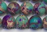 CDE1057 15.5 inches 8mm round sea sediment jasper beads wholesale
