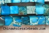 CDE1203 15.5 inches 4.5mm - 5mm cube sea sediment jasper beads