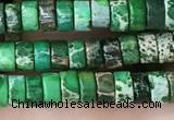 CDE1227 15.5 inches 2.5*4mm heishi sea sediment jasper beads