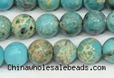 CDE1367 15.5 inches 6mm round sea sediment jasper beads wholesale