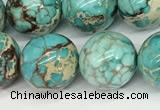 CDE1370 15.5 inches 12mm round sea sediment jasper beads wholesale