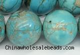 CDE1373 15.5 inches 18mm round sea sediment jasper beads wholesale