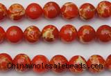 CDE2001 15.5 inches 6mm round dyed sea sediment jasper beads