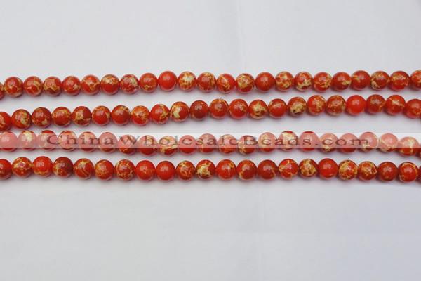 CDE2002 15.5 inches 8mm round dyed sea sediment jasper beads