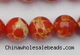 CDE2008 15.5 inches 20mm round dyed sea sediment jasper beads