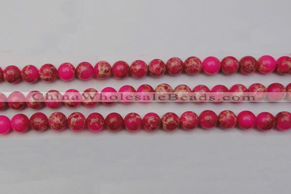 CDE2015 15.5 inches 12mm round dyed sea sediment jasper beads