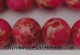 CDE2021 15.5 inches 24mm round dyed sea sediment jasper beads