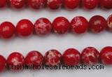 CDE2023 15.5 inches 6mm round dyed sea sediment jasper beads