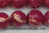 CDE2040 15.5 inches 18mm round dyed sea sediment jasper beads
