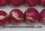 CDE2041 15.5 inches 20mm round dyed sea sediment jasper beads