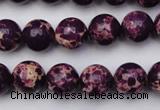 CDE2047 15.5 inches 10mm round dyed sea sediment jasper beads