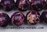 CDE2051 15.5 inches 18mm round dyed sea sediment jasper beads