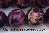 CDE2054 15.5 inches 24mm round dyed sea sediment jasper beads