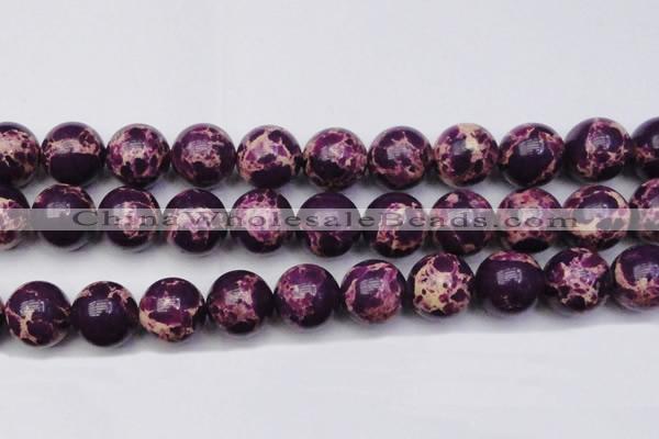 CDE2054 15.5 inches 24mm round dyed sea sediment jasper beads