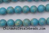 CDE2056 15.5 inches 6mm round dyed sea sediment jasper beads